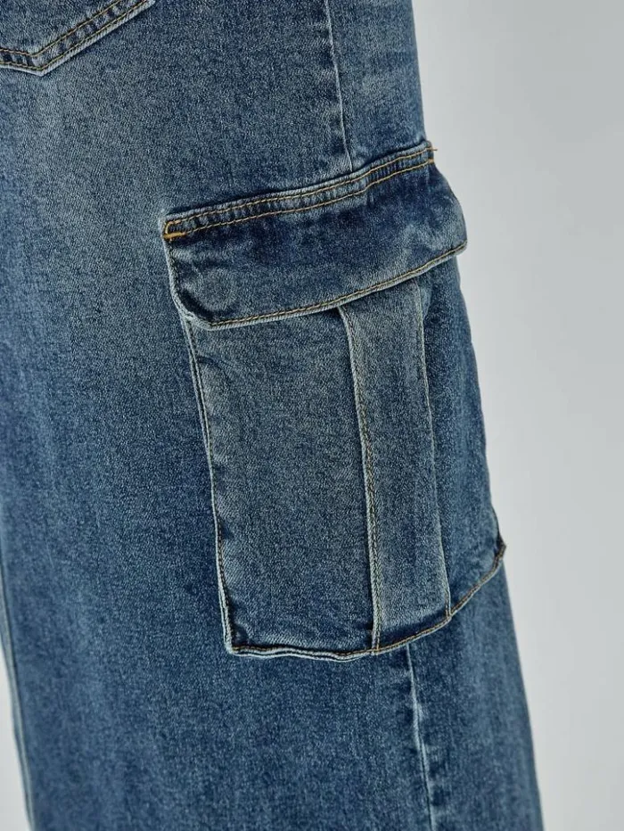 Women GUESS Jeans and Denim GUESS Originals Denim Cargo Skirt Go Fez Medium Wash Women GUESS Jeans and Denim GUESS Originals Denim Cargo Skirt Go Fez Medium Wash