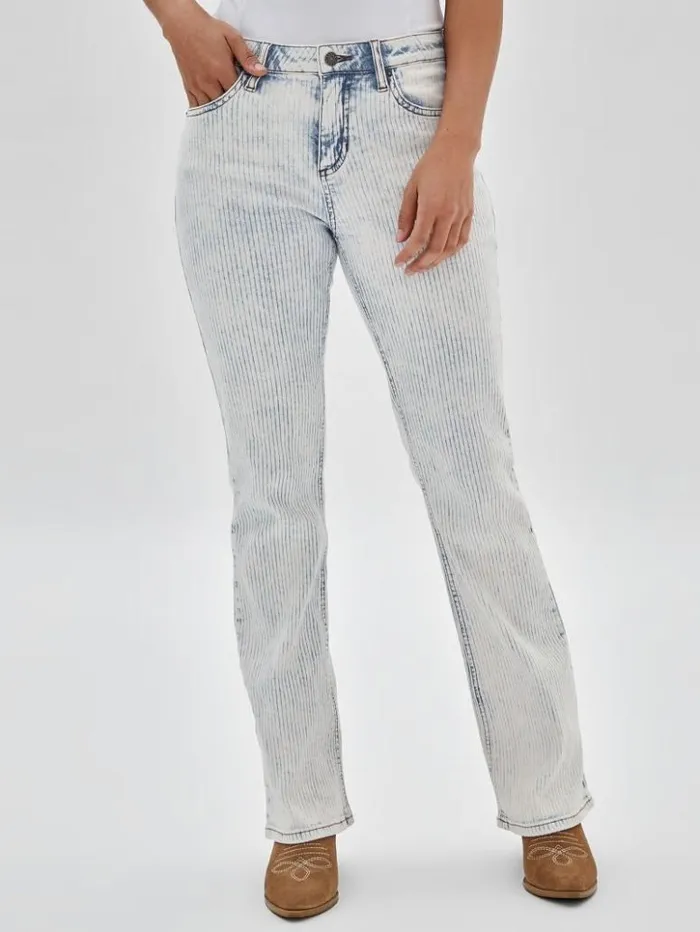 Women GUESS Jeans and Denim GUESS Originals Kit Bootcut Jeans Light Snow Wash