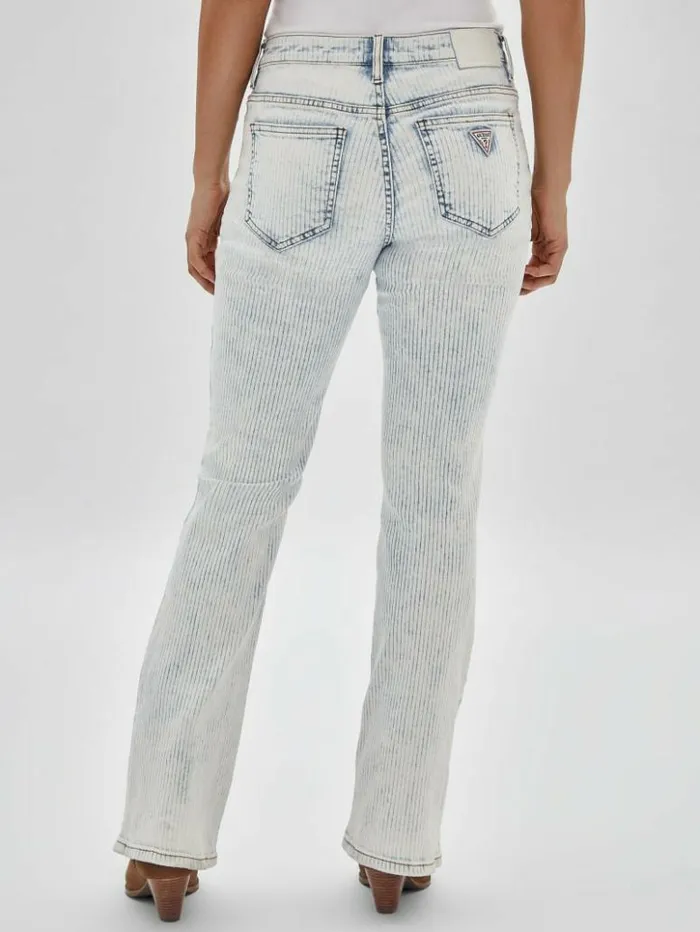 Women GUESS Jeans and Denim GUESS Originals Kit Bootcut Jeans Light Snow Wash Women GUESS Jeans and Denim GUESS Originals Kit Bootcut Jeans Light Snow Wash