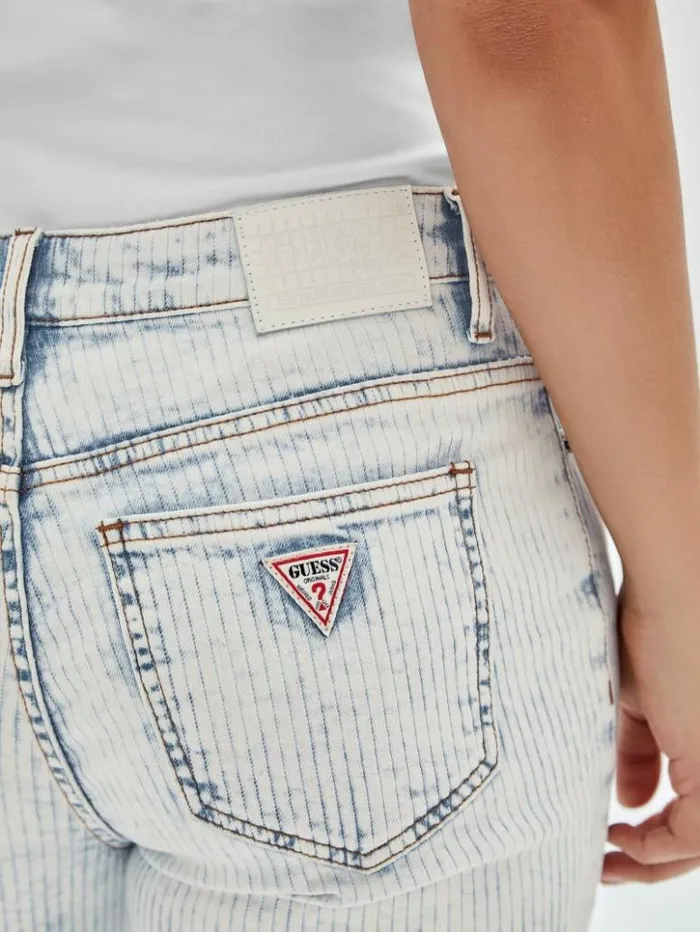 Women GUESS Jeans and Denim GUESS Originals Kit Bootcut Jeans Light Snow Wash Women GUESS Jeans and Denim GUESS Originals Kit Bootcut Jeans Light Snow Wash