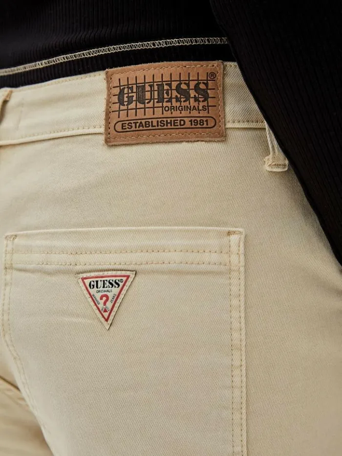 Women GUESS Jeans and Denim GUESS Originals Kit Cargo Jeans Go Laurie Tan Wash Women GUESS Jeans and Denim GUESS Originals Kit Cargo Jeans Go Laurie Tan Wash
