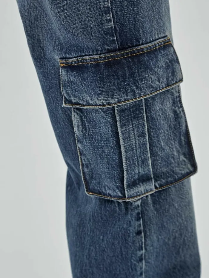 Women GUESS Jeans and Denim GUESS Originals Kit Cargo Jeans Originals Dark Wash Women GUESS Jeans and Denim GUESS Originals Kit Cargo Jeans Originals Dark Wash