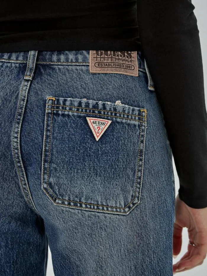 Women GUESS Jeans and Denim GUESS Originals Kit Cargo Jeans Originals Dark Wash Women GUESS Jeans and Denim GUESS Originals Kit Cargo Jeans Originals Dark Wash
