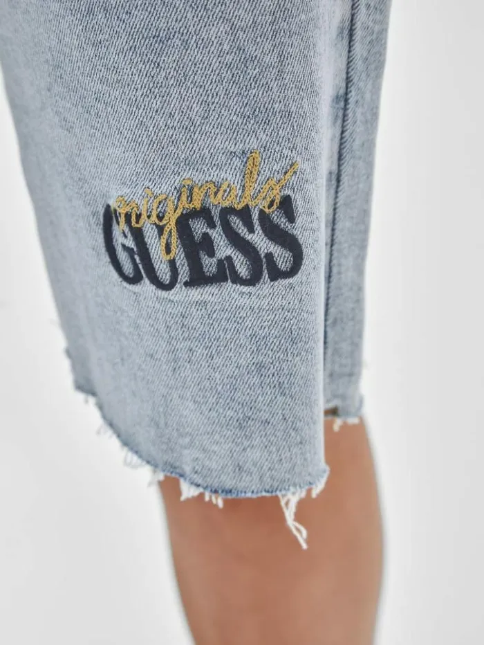 Women GUESS Jeans and Denim GUESS Originals Kit Denim Bermuda Shorts Go Jackie Acid Wash Women GUESS Jeans and Denim GUESS Originals Kit Denim Bermuda Shorts Go Jackie Acid Wash