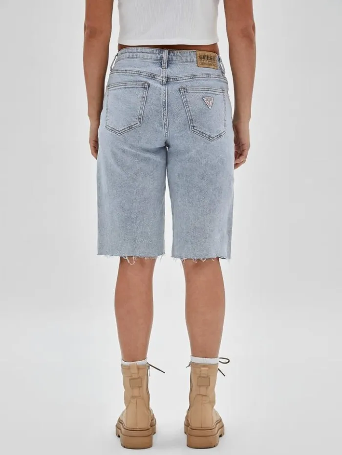 Women GUESS Jeans and Denim GUESS Originals Kit Denim Bermuda Shorts Go Jackie Acid Wash Women GUESS Jeans and Denim GUESS Originals Kit Denim Bermuda Shorts Go Jackie Acid Wash
