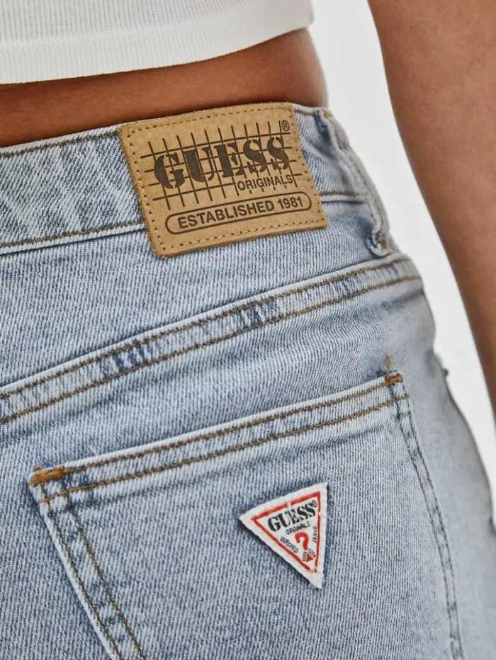 Women GUESS Jeans and Denim GUESS Originals Kit Denim Bermuda Shorts Go Jackie Acid Wash Women GUESS Jeans and Denim GUESS Originals Kit Denim Bermuda Shorts Go Jackie Acid Wash