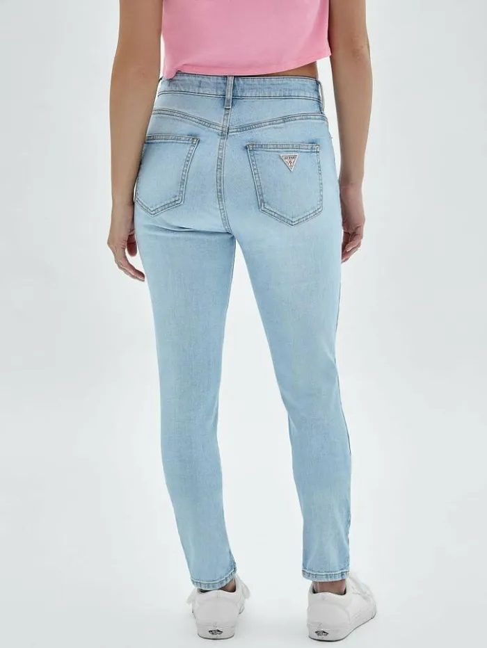Women GUESS Jeans and Denim GUESS Originals Kit Super HighRise Skinny Jeans Go Broadway Lt Wash Women GUESS Jeans and Denim GUESS Originals Kit Super HighRise Skinny Jeans Go Broadway Lt Wash