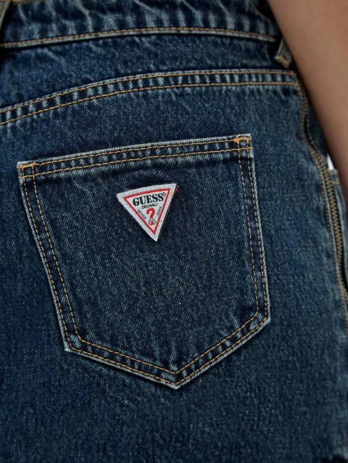 Women GUESS Jeans and Denim GUESS Originals Zip Denim Mini Skirt Go Flight Medium Wash Women GUESS Jeans and Denim GUESS Originals Zip Denim Mini Skirt Go Flight Medium Wash