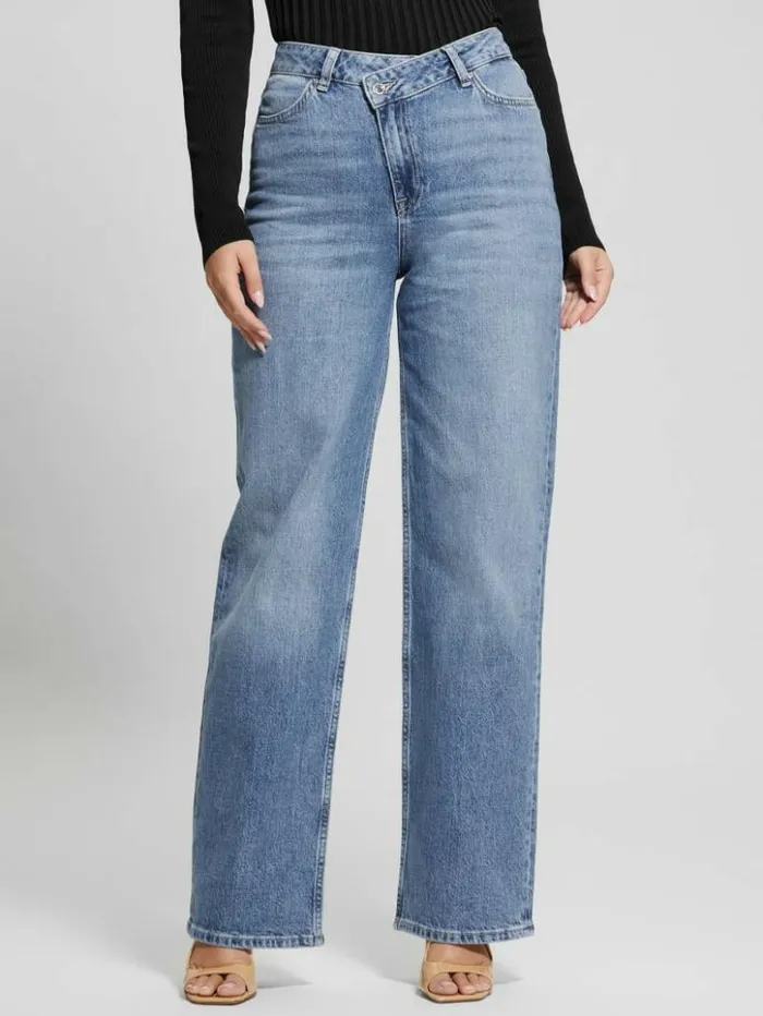 Women GUESS Jeans and Denim Hollis HighRise Straight Jeans Oneroa