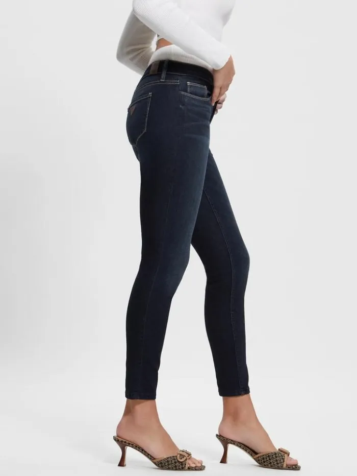 Women GUESS Jeans and Denim LowRise Power Skinny Jeans Kent Wash