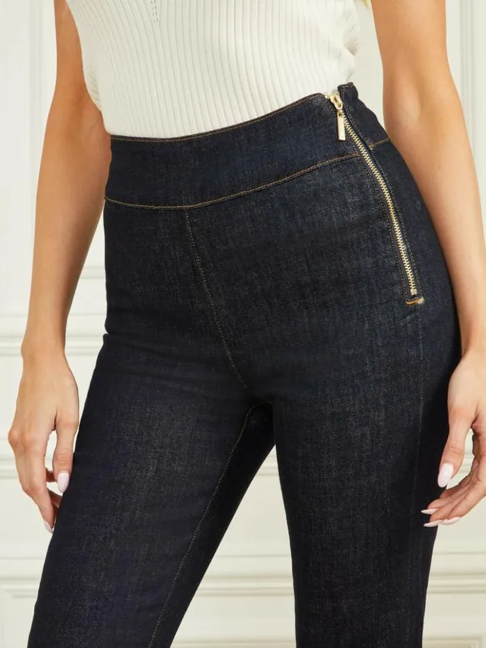 Women GUESS Jeans and Denim Mia Denim Flare Pant Hailey Wash