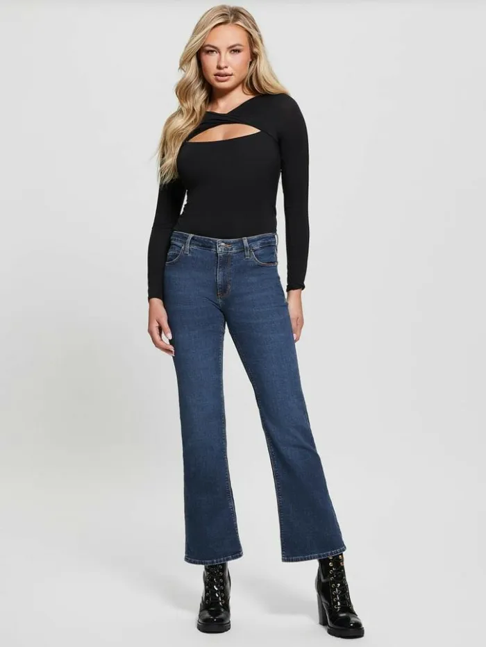 Women GUESS Jeans and Denim Sexy Bootcut MidRise Jeans Element Wash