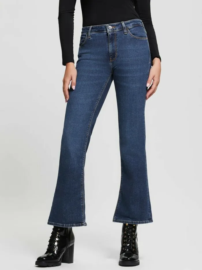 Women GUESS Jeans and Denim Sexy Bootcut MidRise Jeans Element Wash