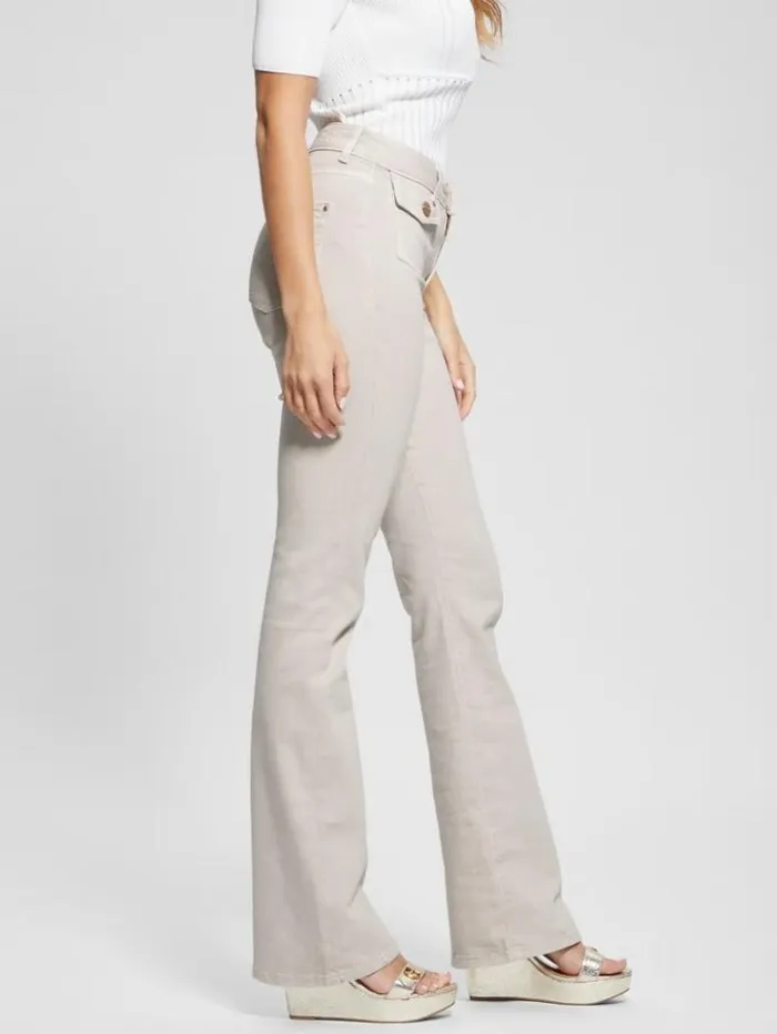 Women GUESS Jeans and Denim Sexy Flare Jeans Vanilla Blush