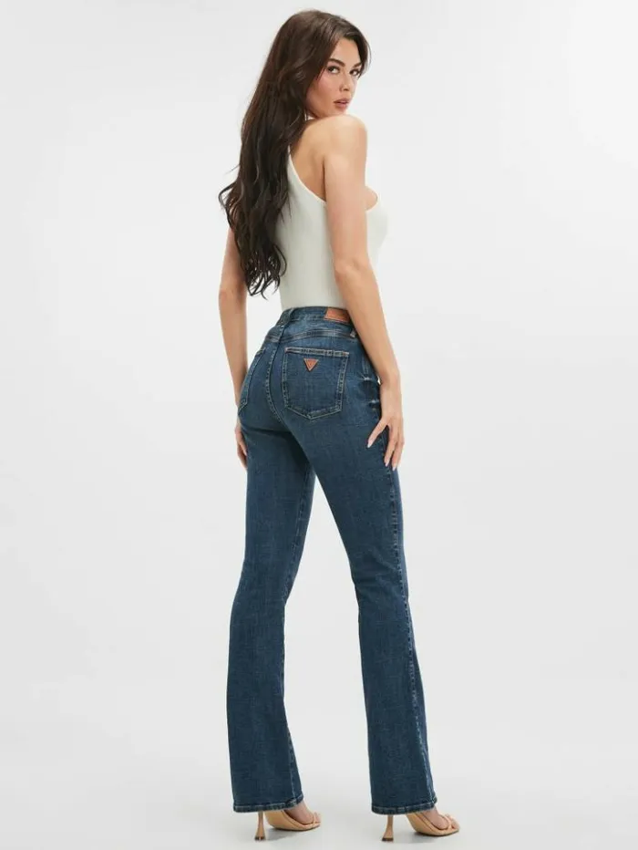 Women GUESS Jeans and Denim Sexy Flared Jeans Blue Fog Wash