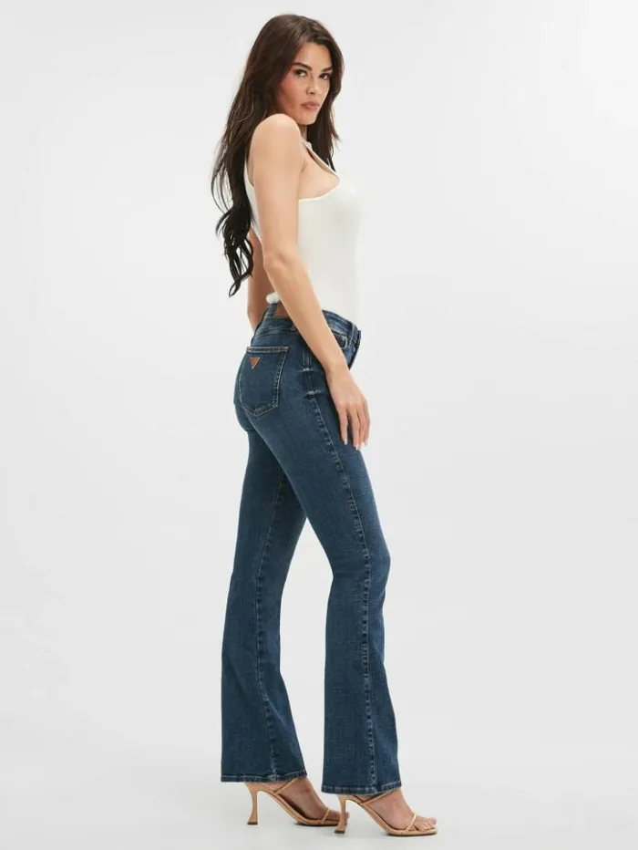 Women GUESS Jeans and Denim Sexy Flared Jeans Blue Fog Wash