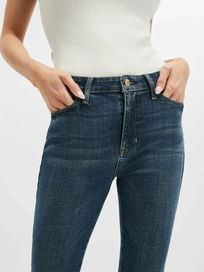 Women GUESS Jeans and Denim Sexy Flared Jeans Blue Fog Wash
