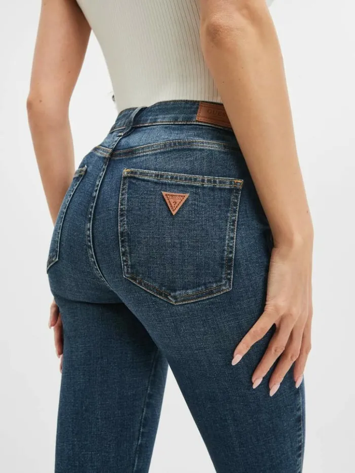 Women GUESS Jeans and Denim Sexy Flared Jeans Blue Fog Wash