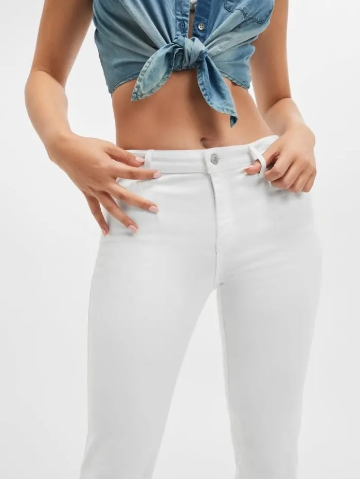Women GUESS Jeans and Denim Sexy Straight Jeans Pure White