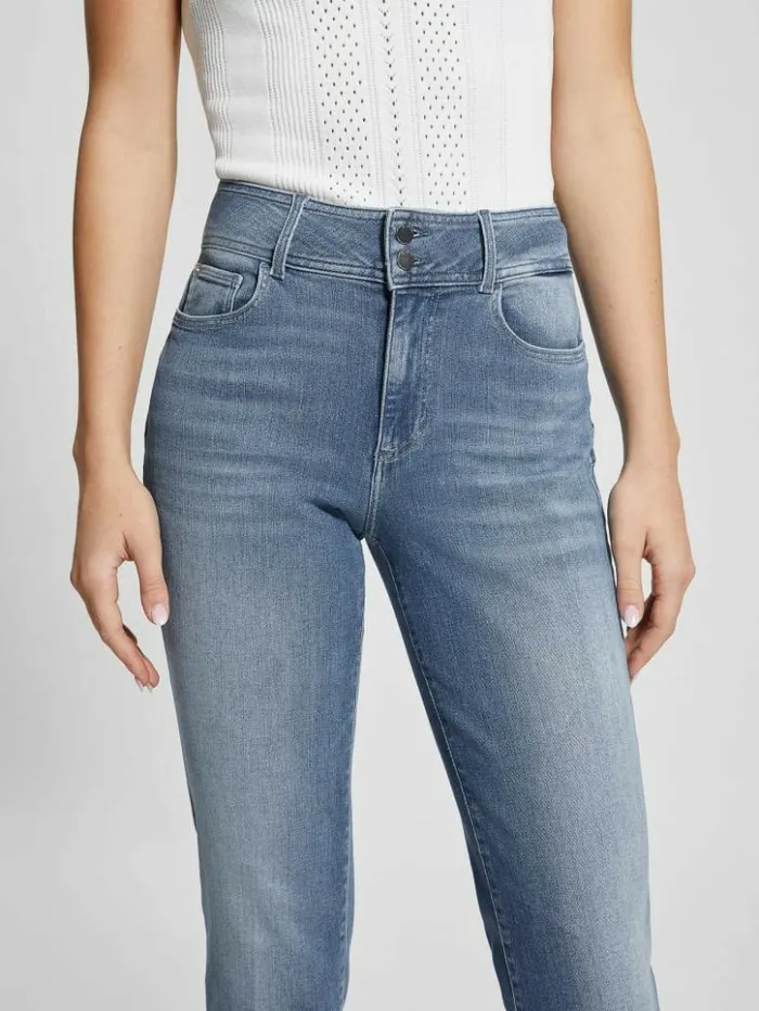 Women GUESS Jeans and Denim Shape Up Straight Jeans Adagio Clean