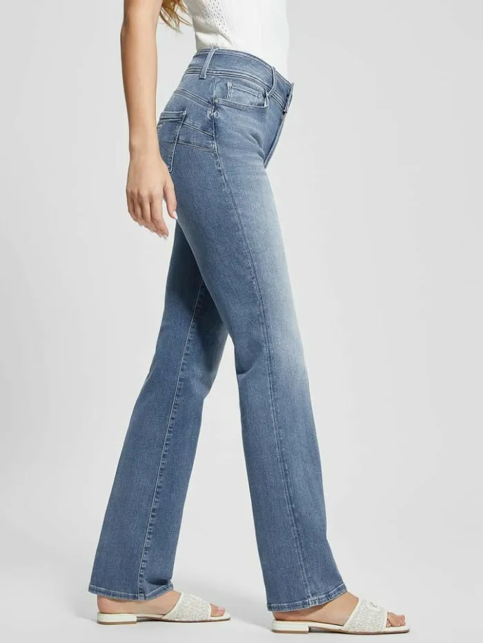 Women GUESS Jeans and Denim Shape Up Straight Jeans Adagio Clean