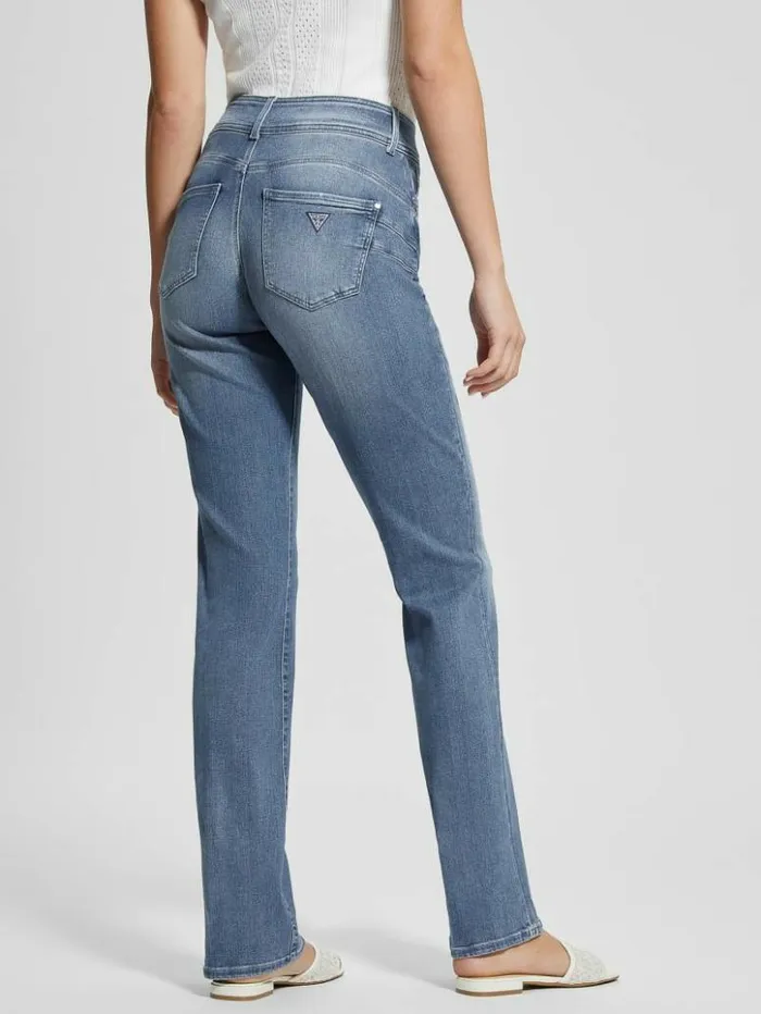 Women GUESS Jeans and Denim Shape Up Straight Jeans Adagio Clean