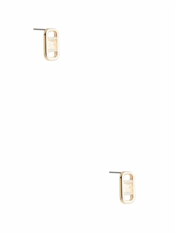 Women GUESS Jewelry GoldTone G Stud Earrings Gold
