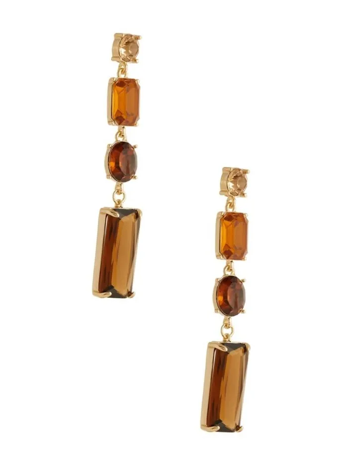 Women GUESS Jewelry Topaz Drop Earring Topaz