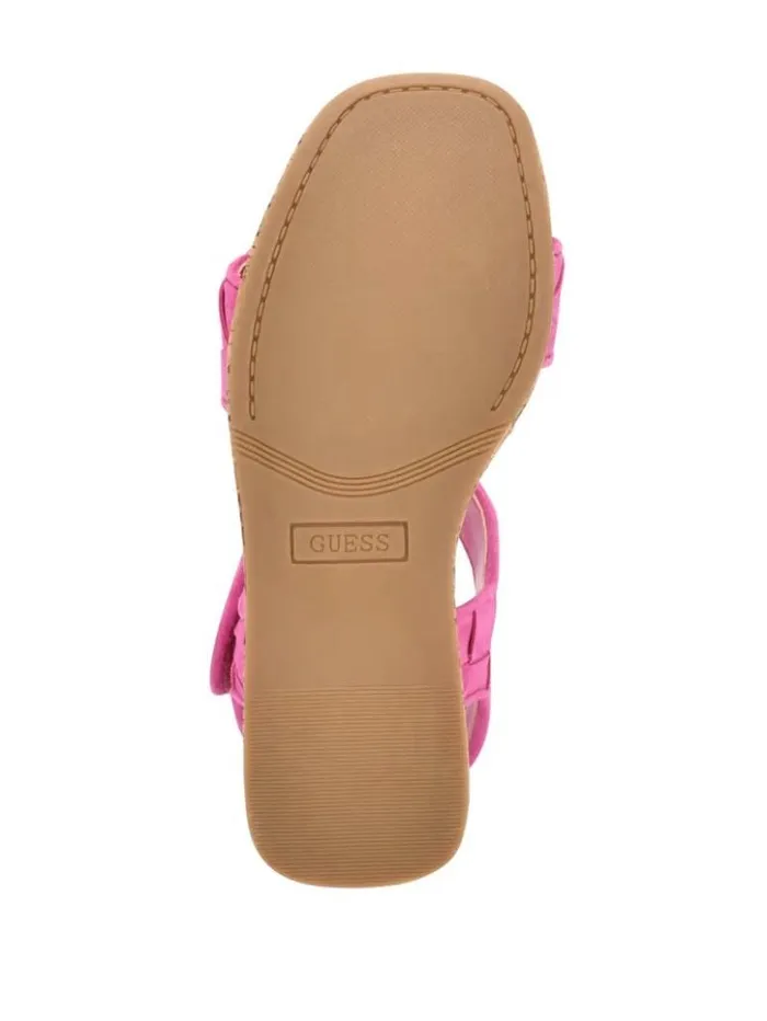 Women GUESS Sandals Cataline Wedge Sandals Medium Pink