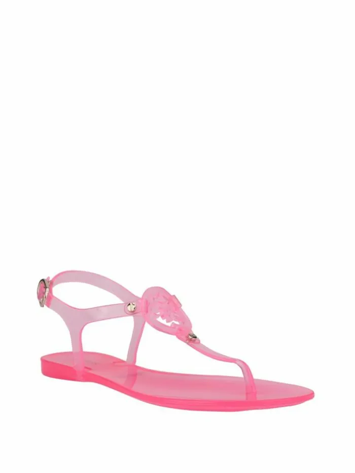 Women GUESS Sandals Janica Jelly TStrap Sandal Light Pink