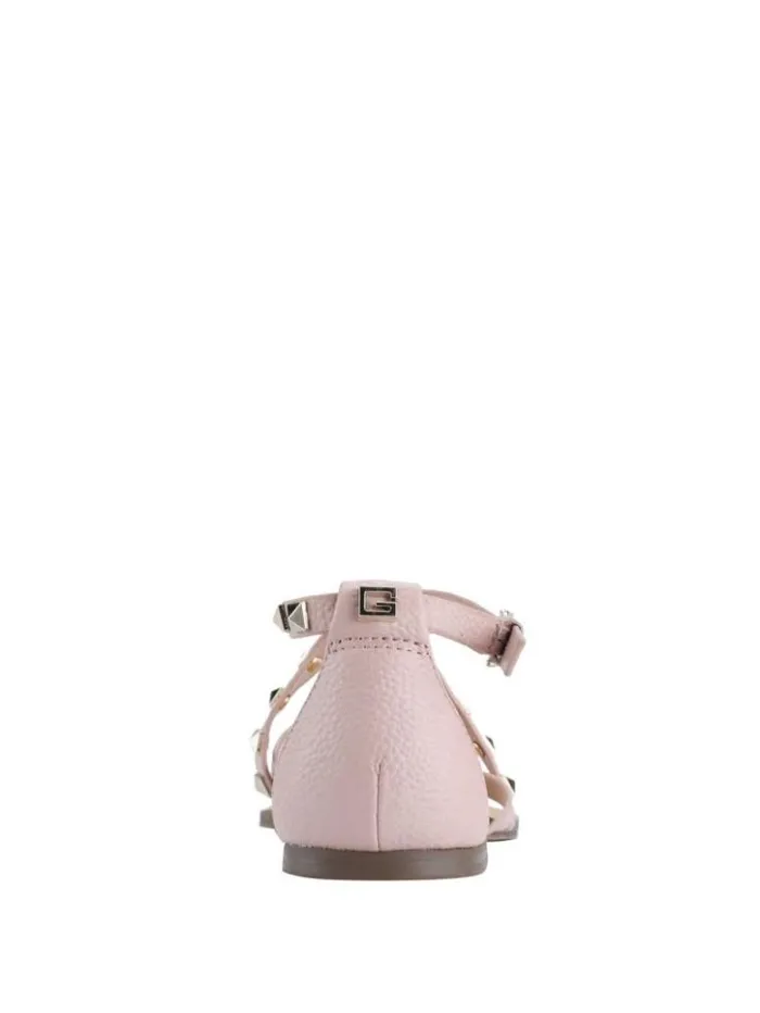 Women GUESS Sandals Nizana Strappy Stud Sandals Light Pink 680