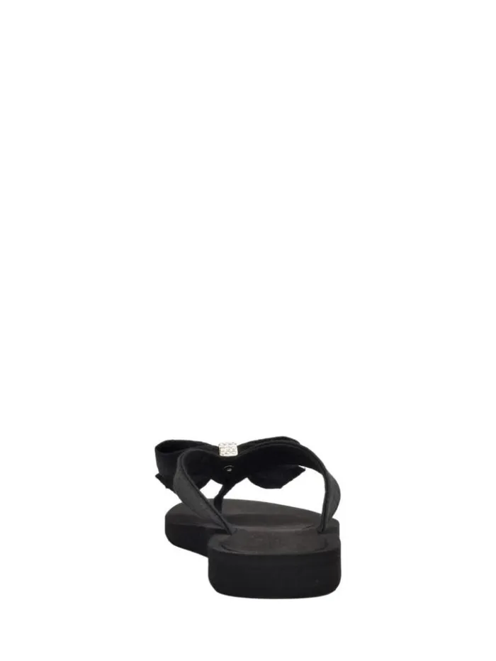 Women GUESS Sandals Tuta Bowtie Sandals Black 002