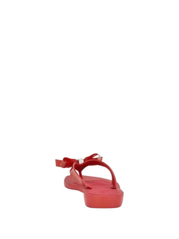 Women GUESS Sandals Tutu Bowtie Sandals Redblack