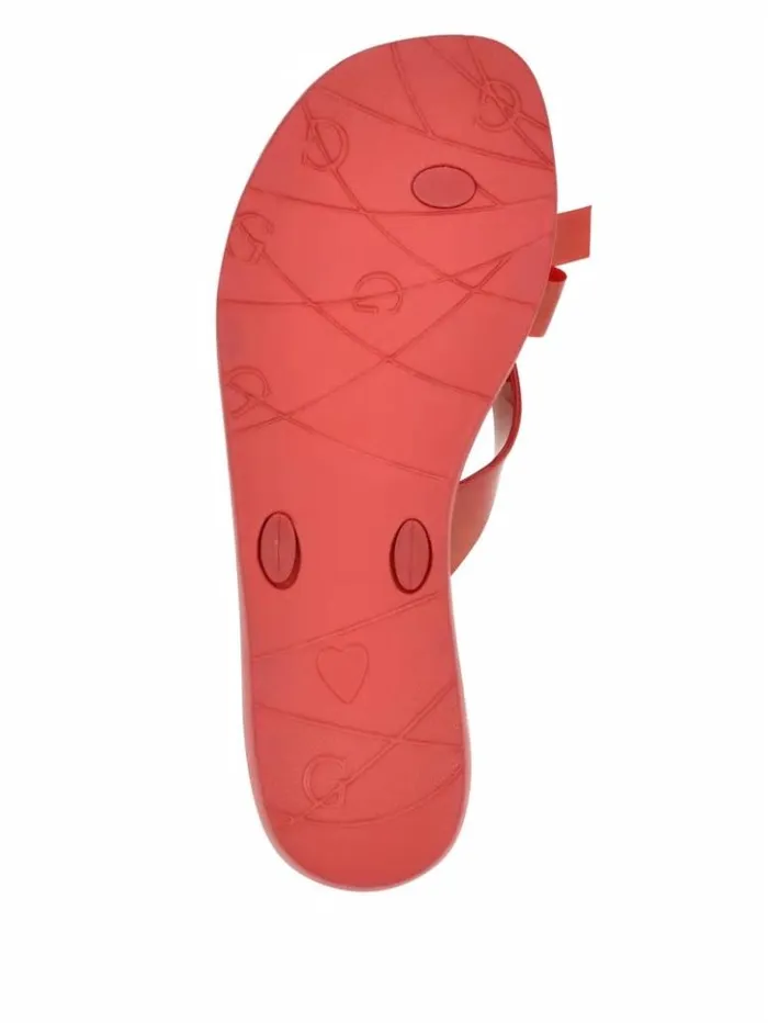 Women GUESS Sandals Tutu Bowtie Sandals Redblack