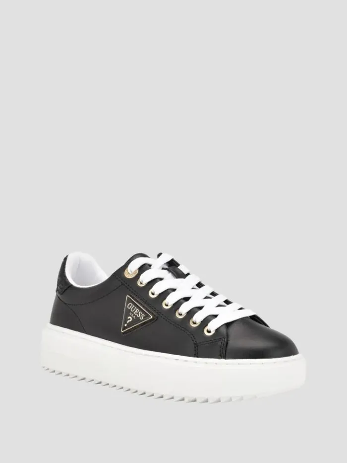 Women GUESS Sneakers Denesa LowTop Sneakers Black 002