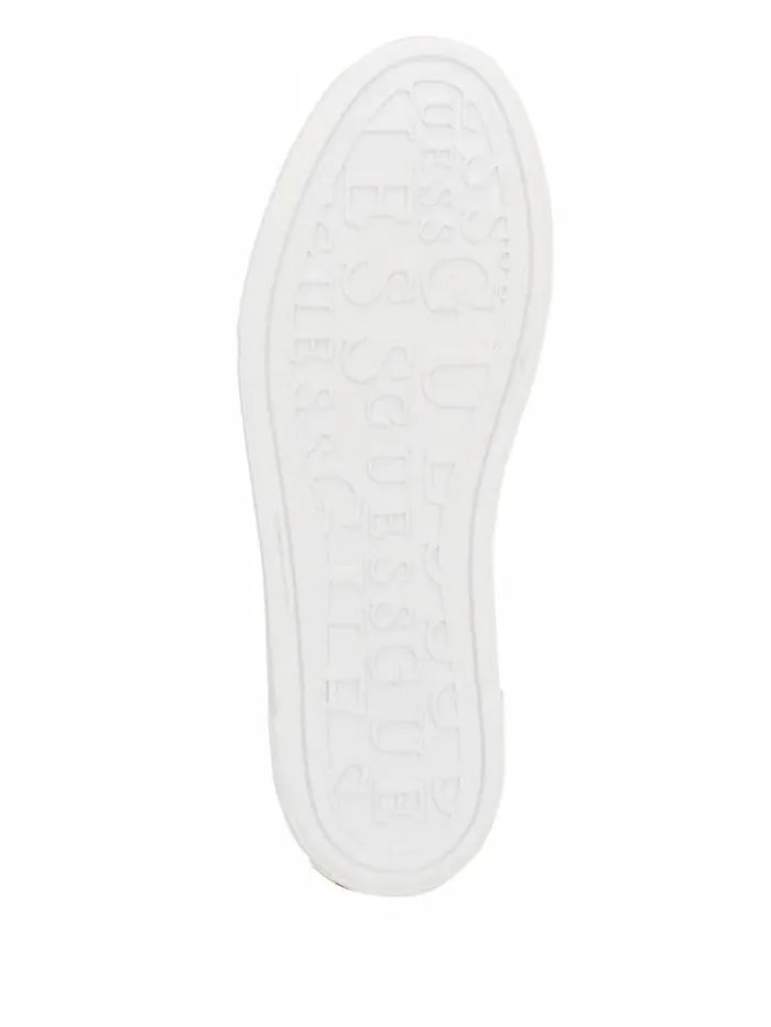 Women GUESS Sneakers Logo Print LowTop Sneakers Light Natural 110