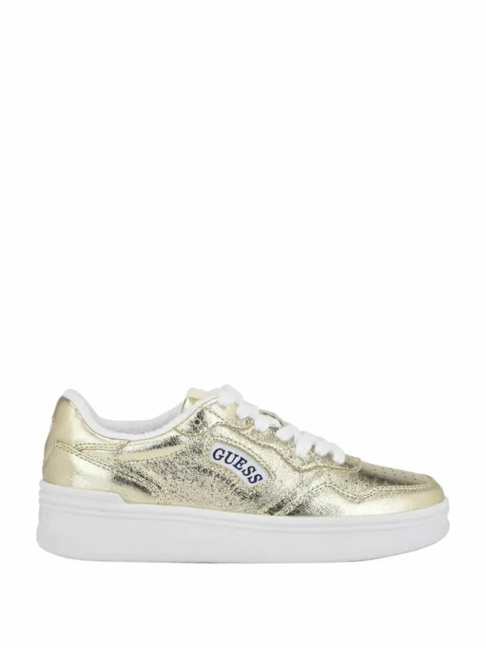 Women GUESS Sneakers Sybela LowTop Sneakers Gold