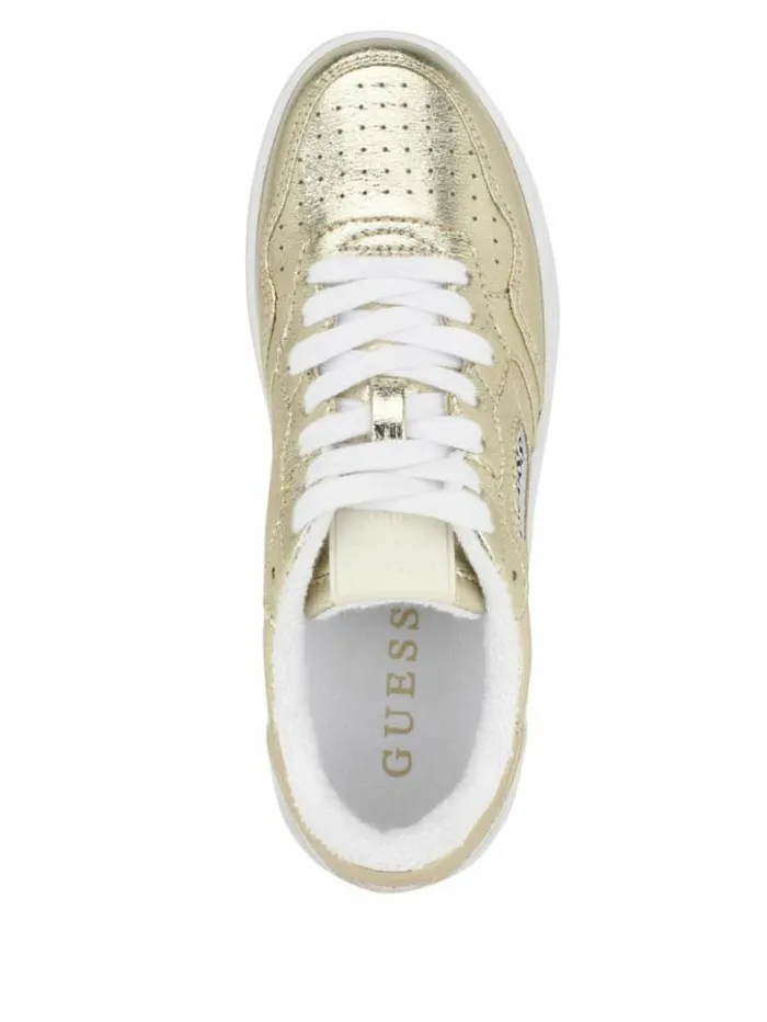 Women GUESS Sneakers Sybela LowTop Sneakers Gold