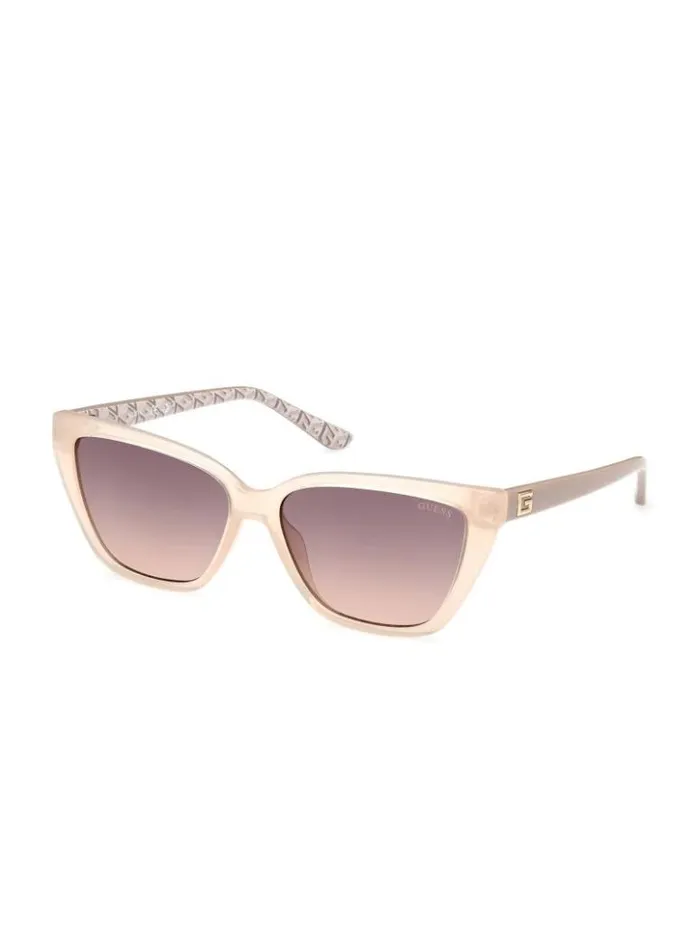 Women GUESS Sunglasses CatEye Signature G Sunglasses Blush