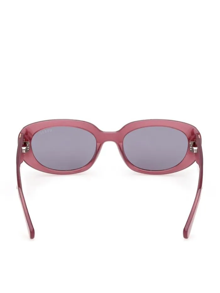 Women GUESS Sunglasses GUESS Originals Round Sunglasses Pink