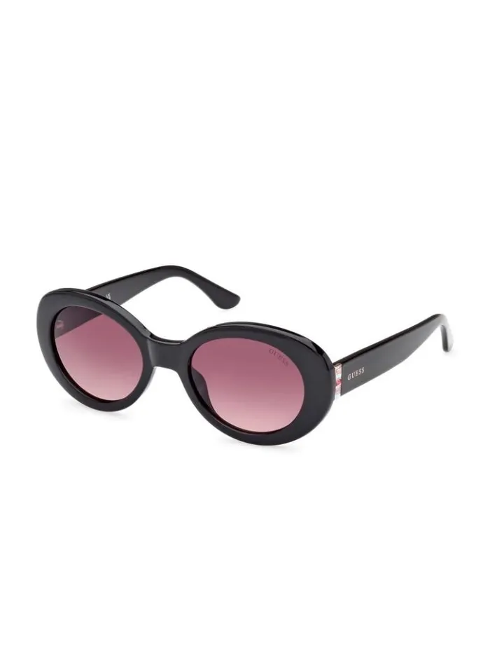 Women GUESS Sunglasses Navaeh Plastic Stone Sunglasses Black