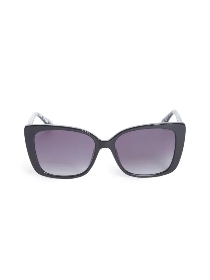 Women GUESS Sunglasses Scarlett Square Sunglasses Silver