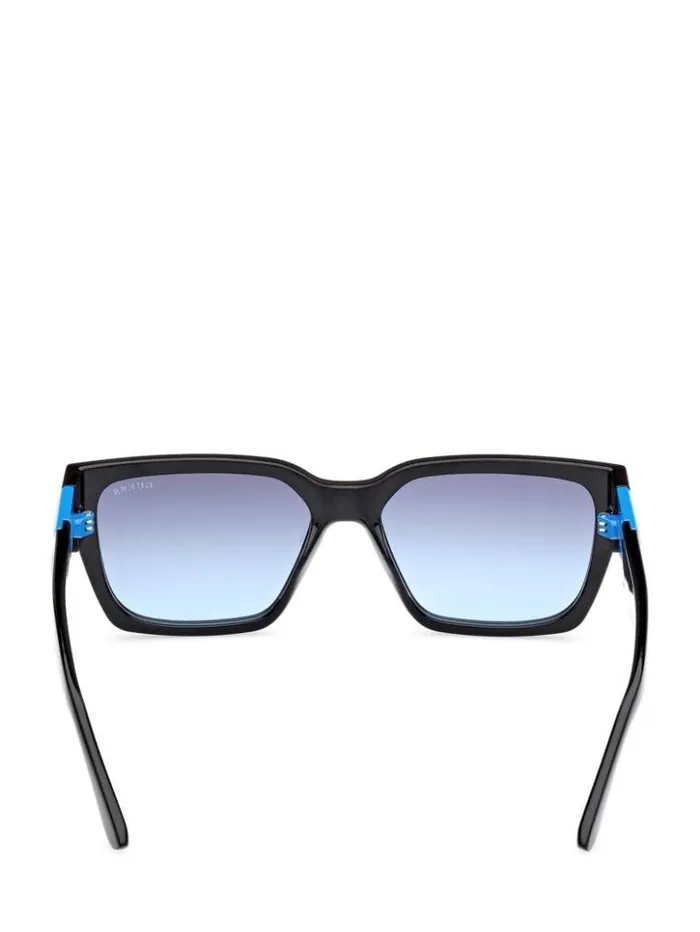 Women GUESS Sunglasses Square Sunglasses And Fabric Chain Set Blueother Gradient Blu Women GUESS Sunglasses Square Sunglasses And Fabric Chain Set Blueother Gradient Blu