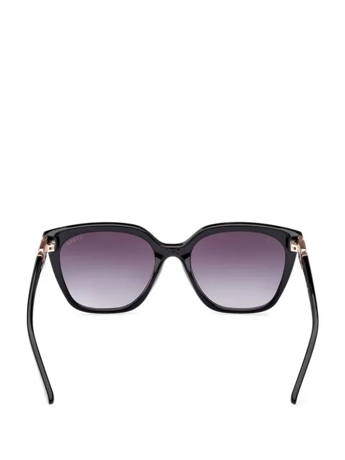 Women GUESS Sunglasses Square Sunglasses Silver