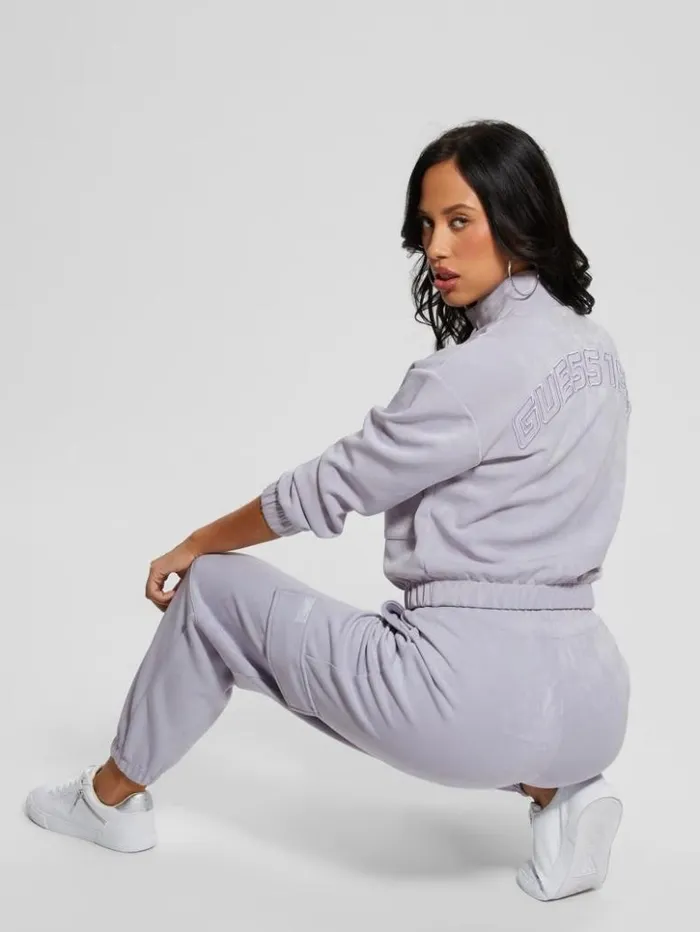 Women GUESS Sweaters and Knits Euphemia Cargo ZipUp Sweater Glacier Sea Blue Women GUESS Sweaters and Knits Euphemia Cargo ZipUp Sweater Glacier Sea Blue