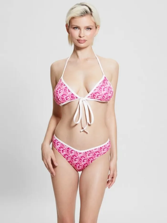 Women GUESS Swimwear GCube Sporty Chic Bikini Bottom G Cube Heartache