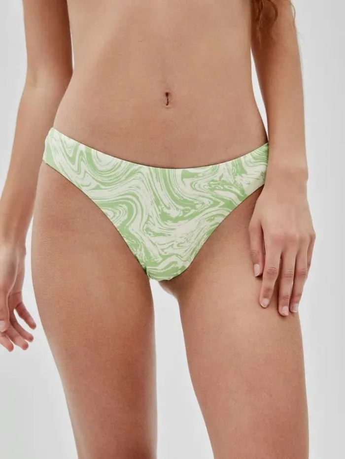 Women GUESS Swimwear GUESS Originals X J Balvin Swirl Swim Brief Green Spring Multi