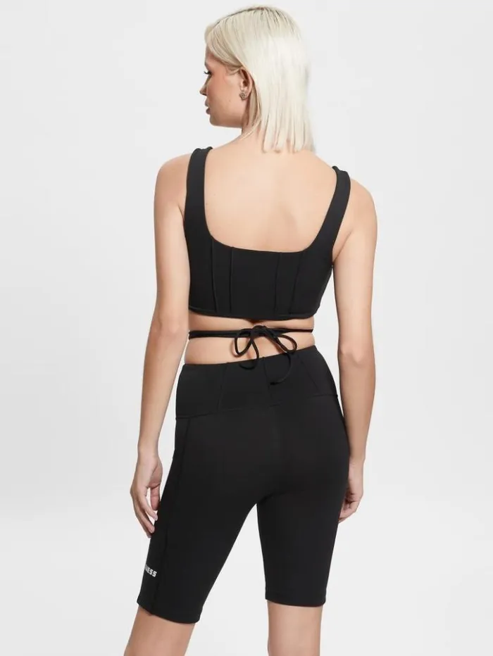 Women GUESS Tops Brigit Active Top Black