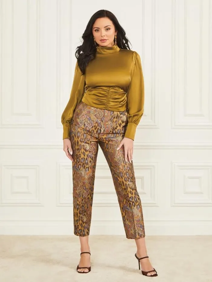 Women GUESS Tops Libertine Top Cider Gold A299