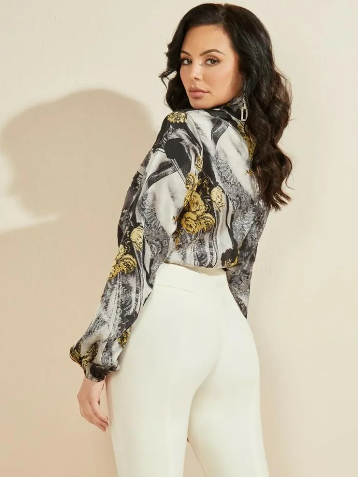 Women GUESS Tops Maggie Top Golden Rose